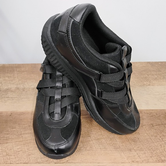 Skechers Shape Ups Fitness‎ Shoes Women's US 8 Black Leather Sneaker Walking - Picture 4 of 16